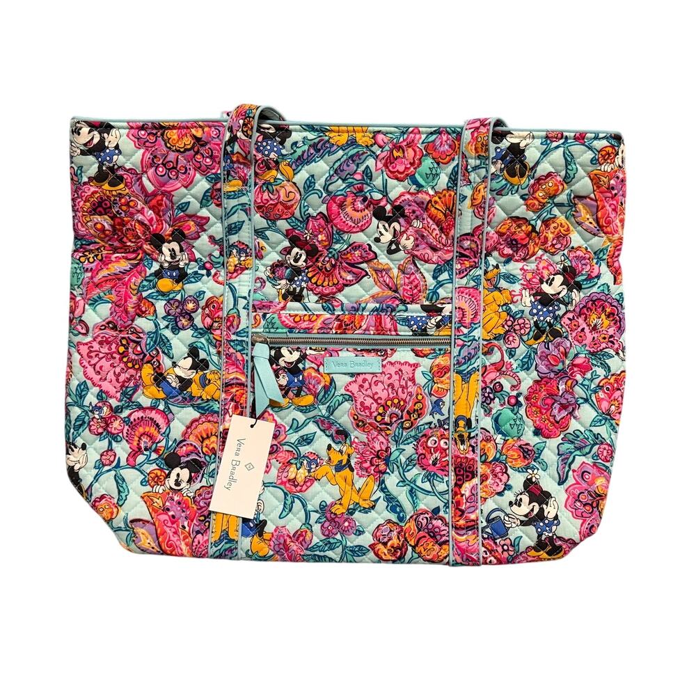Mickey Mouse and Friends Colorful Garden Iconic Very Bradley Tote